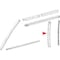 Uro Parts Right Soft Top To Rear Edge Of Door, 1077250666 1077250666 - alternate 2